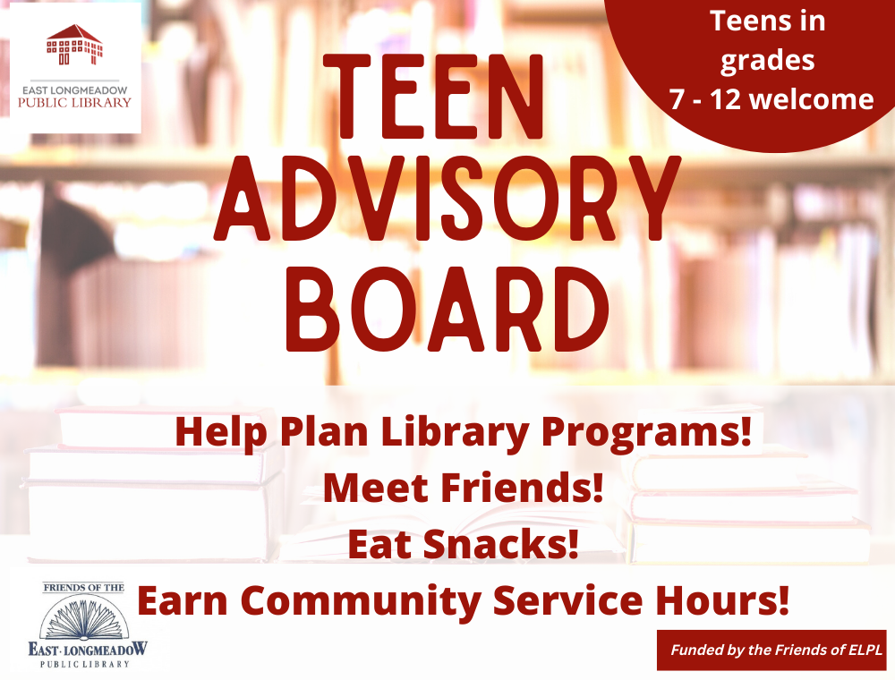 Teen Advisory Board flyer