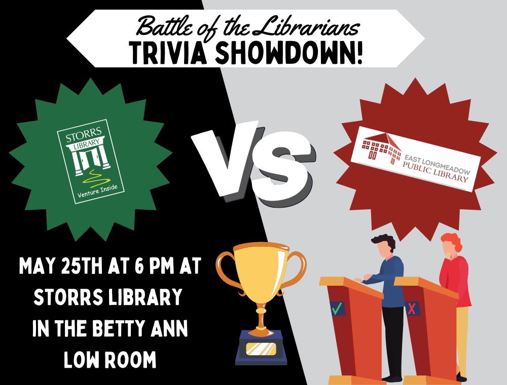 Battle of the Librarians trivia flyer