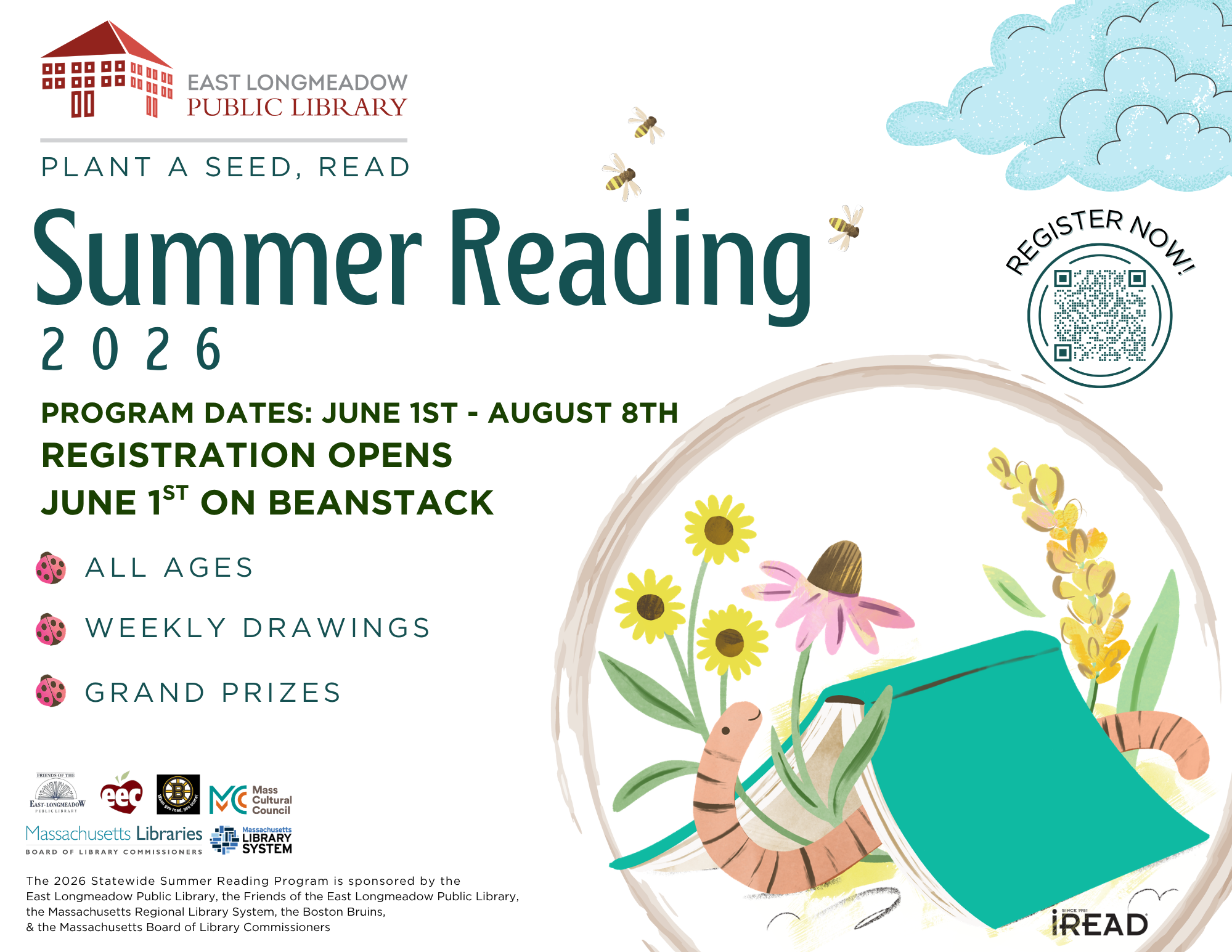 Summer Reading Program 2026 Plant a Seed, Read